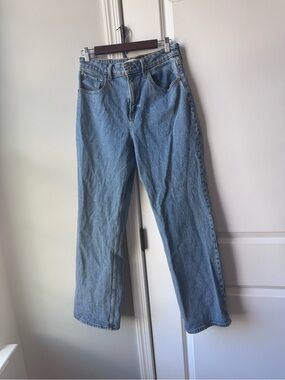 Abercrombie & Fitch High Rise 90s Relaxed Jeans, Curve Love Size 28